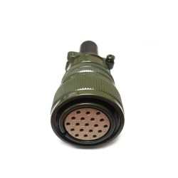 MS3106A22-14S Straight Class A Size 22 19pin16 Solder Socket Wire and Cable Connector