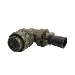 MS3108A24-28S Right Angle Shell Size 24 24 Contacts Circular Connector Screws