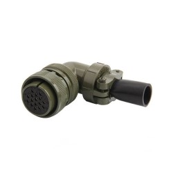 MS3108A24-5S 90 Degree 16 Contacts Connector for AWG16 Cable 5pcs