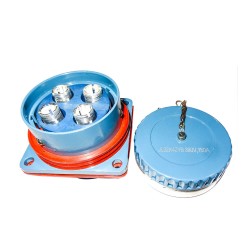 4 Pin Round Electrical Connector JL Female Sockt With Dust Cap Traction Motor Connector Bayonet Coupling