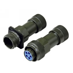 5 Pin Plug Socket JL Docking Type Crimp 5Pin Female Butt-Jiont Male Straight Bayonet Coupling Traction Connector 91 Shell