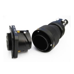 JL Socket Female Traction Motor Connector Panel Mount 7 Pin 180 Degree Bayonet Coupling Solder American-Standard