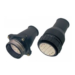 Male Female Plug Socket Traction Motor Connector JL Male Without Contacts 32 Pin Panel Mount 180°Solder Bayonet Coupling