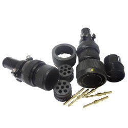 Rail Connectors Bayonet Coupling 7 Pin JL Plug Male American-Standard Solder