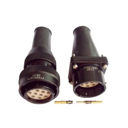 Railway Connector TY32 12pin Shell Size32 Straight Male Plug Female Socket Bayonet Coupling Circular Connector