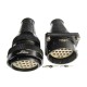Railway Connectors TY48 20pin Shell Size48 Male Socket Straight Flange type Connector Railway Connectors TY48 20pin Shell Size48 Male Socket Straight Flange type Connector