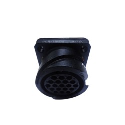 Traction Motor Connector JL 19 Pin Sockt Female 180° Solder American-Standard Panel Mount Cable