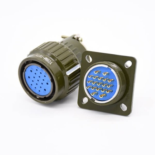 Military Y28M-19TK Aviation Connector Gold Plated 19 Pin Circular Connector male-female Military Y28M-19TK Aviation Connector Gold Plated 19 Pin Circular Connector male-female