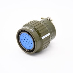 Military Y28M-19TK Aviation Connector Gold Plated 19 Pin Circular Connector male-female