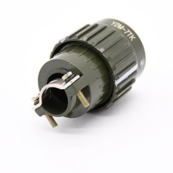 Y2M-7TK 7 Pin Gold Contact Female Plug Circular Connector For Electronics 20pcs