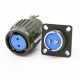 Y2M Connector 2 Pin Y2M-2ZJ Metal Housing Socket Male Circular Connector 20pcs Y2M Connector 2 Pin Y2M-2ZJ Metal Housing Socket Male Circular Connector 20pcs