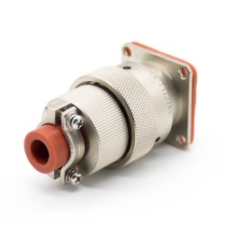 12 Pin Electrical Connector Y50EX 14 Shell Size Straight Bayonet Coupling Solder Male Butt-Joint Female