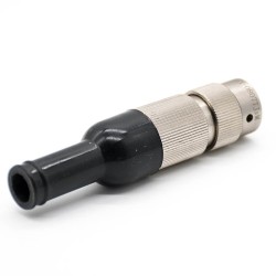 7 Pin Electrical Connectors Straight Bayonet Coupling 08 Shell Size Solder Y50EX Male Butt-Joint Female