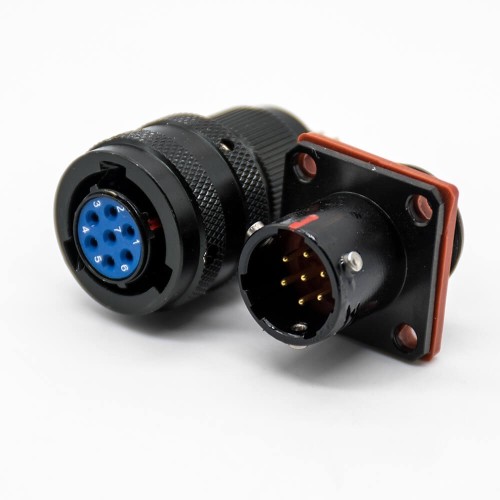 Y11P Circular Electric Connector 7Pin Male Butt-Joint Female Straight Panel Mount Cable Solder Cup Solder 4 Hole Flange Y11P Circular Electric Connector 7Pin Male Butt-Joint Female Straight Panel Mount Cable Solder Cup Solder 4 Hole Flange