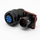 Y11P Circular Electric Connector 7Pin Male Butt-Joint Female Straight Panel Mount Cable Solder Cup Solder 4 Hole Flange Y11P Circular Electric Connector 7Pin Male Butt-Joint Female Straight Panel Mount Cable Solder Cup Solder 4 Hole Flange