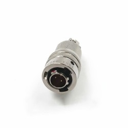 Y50X-0803TJ2 3 Pin Male Plug Aluminum alloy 8 Shell Size solder Bayonet Coupling Cable Connector