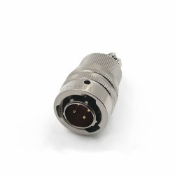 Y50X-1004TJ2 4 Pin Male Plug Aluminum alloy 10 Shell Size solder Bayonet Coupling Cable Connector