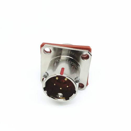 Y50X-1005ZJ10 Flange Socket 10 Shell Size Bayonet Coupling Solder Cup 5 Pin Nickel Plating Male Socket Y50X-1005ZJ10 Flange Socket 10 Shell Size Bayonet Coupling Solder Cup 5 Pin Nickel Plating Male Socket
