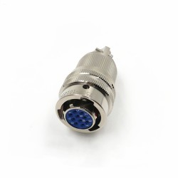 Y50X-1010TK2 10 Pin Female Plug Aluminum alloy 10 Shell Size solder Bayonet Coupling Cable Connector