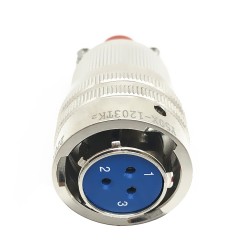 Y50X-1203TK2 3Pin Female Plug Aluminum alloy 12 Shell Size solder Bayonet Coupling Cable Connector