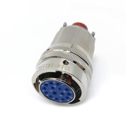 Y50X-1415TK2 15Pin Female Plug Aluminum alloy 14 Shell Size solder Bayonet Coupling Cable Connector