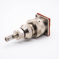 YW Electric Connector Male Docking Type Female Rj-45 Built-in Interface Type Straight Electroless Nickel Plating