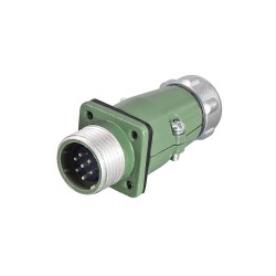 Aviation Connector Male Socket YD20 7 Pin 10A Waterproof Straight-Formal ZP