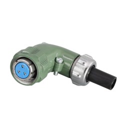 Plug Female YD20-3 Pin Right Angle Formal TS 25A Waterproof Aviation Connector