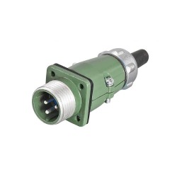 Waterproof Aviation Connector YD20 3 Pin 25A Plug+Socket Straight-Formal TQ+ZQ