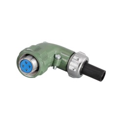 Waterproof Aviation Connector YD20-4 Pin Right Angle Formal TS+Z 25A