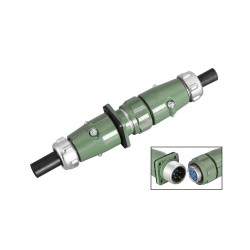 Waterproof Aviation Connector YD20 5 Pin 10A Plug+Socket Straight-FormalTQ+ZQ