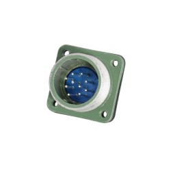 Waterproof Right Angle Waterproof YD28 Series 10 Pin-FormalTR+Z Female Plug Male Socket 10Aavation Connector