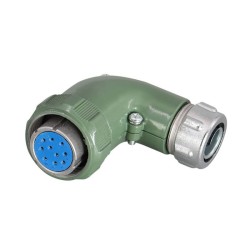 Waterproof Right Angle Waterproof YD28 Series 10 Pin-FormalTR+Z Female Plug Male Socket 10Aavation Connector