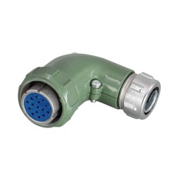 Waterproof Right Angle Waterproof YD28 Series 15 Pin-Formal TR+Z Female Plug Male Socket 10Aavation Connector