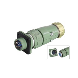 Waterproof YD20 5 Pin 10A Aviation Connector Plug+Socket Straight-FormalTP+Z