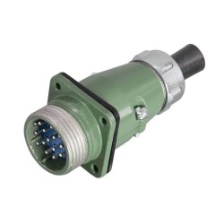 YD28 Series 15 Pin Straight Formal ZQ Male Socket Avation Connector