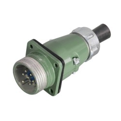 YD28 Series 7 Pin Straight Formal ZQ Male Socket Waterproof Avation Connector