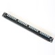 24 Ports Patch Panel Jack UTP CAT5E 19''1U With Back Bar 24 Ports Patch Panel Jack UTP CAT5E 19''1U With Back Bar
