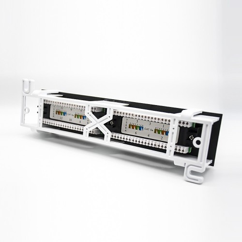 Cat5e Patch Panel 12 Ports Through Hole Panel Mount Cat5e Patch Panel 12 Ports Through Hole Panel Mount