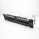 Cat5e Patch Panel 12 Ports Through Hole Panel Mount Cat5e Patch Panel 12 Ports Through Hole Panel Mount