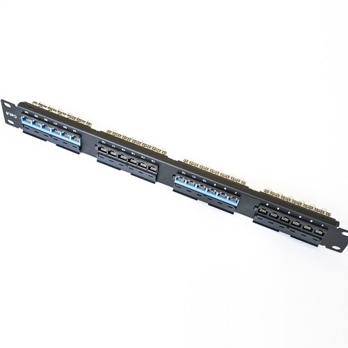 Cat6 Patch Panel 24 Ports UTP Krone&110Dual IDC 19''1U Cat6 Patch Panel 24 Ports UTP Krone&110Dual IDC 19''1U