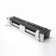Cat6a Patch Panel 12 Ports 1u RJ45 Keystone Jack Unshield Wall Mounted Type Cat6a Patch Panel 12 Ports 1u RJ45 Keystone Jack Unshield Wall Mounted Type