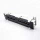 Cat6a Patch Panel 12 Ports 1u RJ45 Keystone Jack Unshield Wall Mounted Type Cat6a Patch Panel 12 Ports 1u RJ45 Keystone Jack Unshield Wall Mounted Type