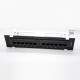 Cat6a Patch Panel 12 Ports 1u RJ45 Keystone Jack Unshield Wall Mounted Type Cat6a Patch Panel 12 Ports 1u RJ45 Keystone Jack Unshield Wall Mounted Type