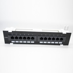 Network Patch Panel CAT6 12 Port Patch Panel With RJ45 Jack