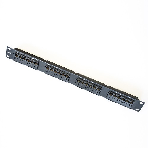 Patch Panel Cat5e 24 Ports UTP 19''1U 110 Type IDC Unshield Patch Panel Cat5e 24 Ports UTP 19''1U 110 Type IDC Unshield