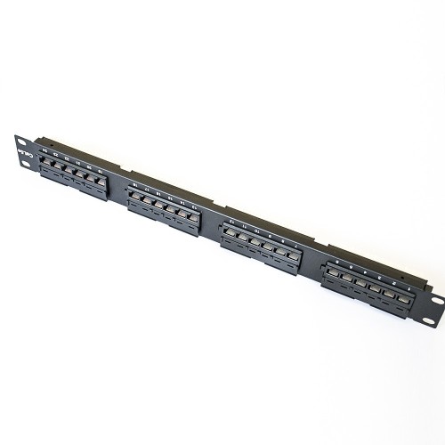 Patch Panel Cat5e 24 Ports UTP 19''1U 110 Type IDC Unshield Patch Panel Cat5e 24 Ports UTP 19''1U 110 Type IDC Unshield