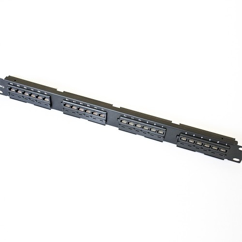 Patch Panel Cat5e 24 Ports UTP 19''1U 110 Type IDC Unshield Patch Panel Cat5e 24 Ports UTP 19''1U 110 Type IDC Unshield