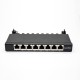 Patch Panel Cat6a RJ45 Keystone Jack 1u 8 Ports Black Shield Patch Panel Cat6a RJ45 Keystone Jack 1u 8 Ports Black Shield
