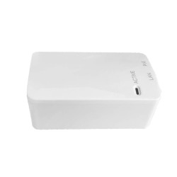 15W Wall-plug PoE Injector single port midspan Injector 48Vdc 320mA US Power Plug